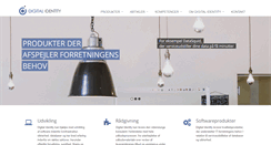 Desktop Screenshot of digital-identity.dk